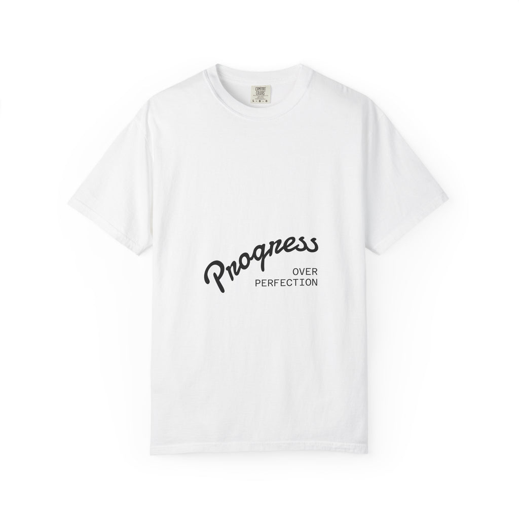 T-Shirt — "Progress Over Perfection" / "Sweet Dreams" Retro Graphic Tee