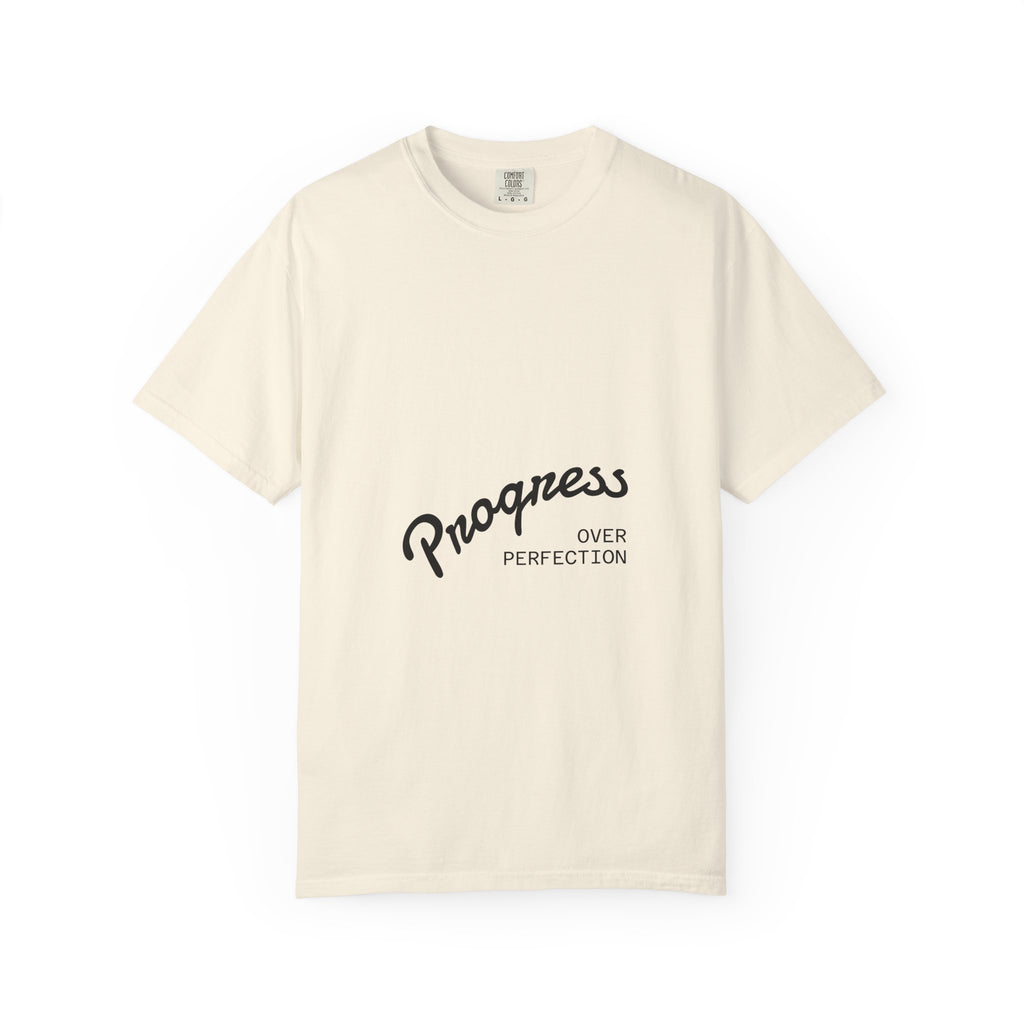 T-Shirt — "Progress Over Perfection" / "Sweet Dreams" Retro Graphic Tee